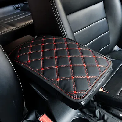 Car Armrest Pad Cover Center Console Box PU Leather Anti-dirty Cushion Mat-Parts • $8.98