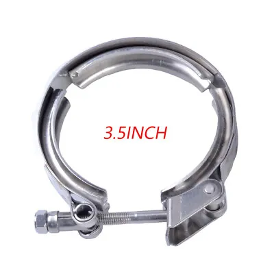 $15.99 • Buy 3.5 Inch Quick Release  Stainless Steel V-band Clamp Muffler Exhaust Downpipe