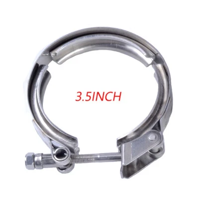 $15.99 • Buy 3.5 Inch Quick Release  Stainless Steel V-band Clamp Muffler Exhaust Downpipe