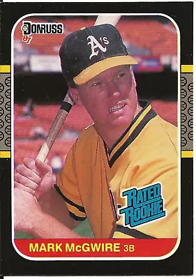 1987 Mark McGwire Donruss #46 Rated Rookie RC Oakland A's (NM/MINT) HOF • $2.87