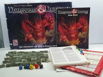 $85 • Buy Retro The New Easy To Master Dungeons & Dragons Board Game 1991 Complete TSR