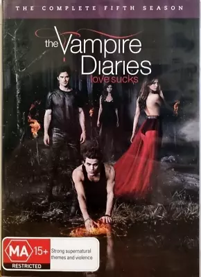 The Vampire Diaries Season 5 (DVD 2014) Nina Dobrev Kat Graham Region 4 - VGC • $6.48