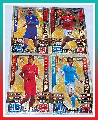 15/16 Topps Match Attax Premier League Trading Cards  -  Man Of The Match • £1.50