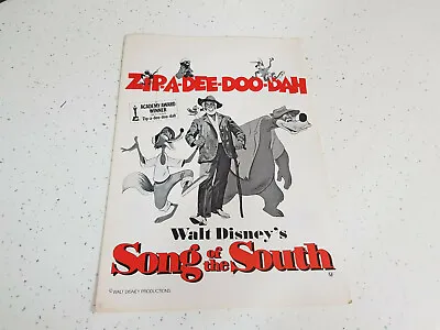 £5.99 • Buy Song Of The South  - Press Book / Synopsis Sheet - Walt Disney