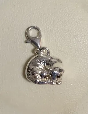 Genuine THOMAS SABO Sterling Silver CAT WITH KITTENS CHARM - CC1335 • $79