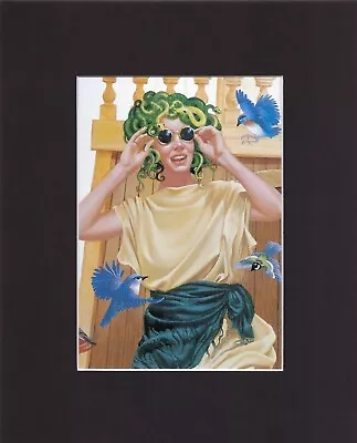 8X10  Matted Print Art Fits James C Christensen Voyage Of Basset: Medusa Cool • $14.95