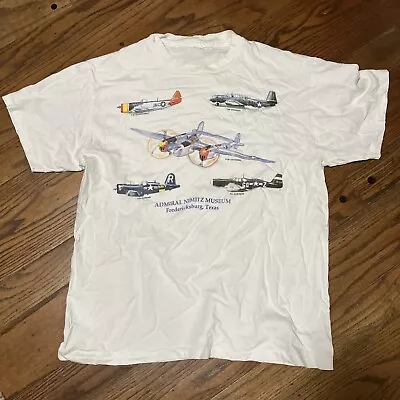 Vintage 90’s Planes WW2 Admiral Nimitz Museum P-51 Mustang P-47 F4u P-38 TBF XL • $29.99