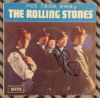 THE ROLLING STONES - Australian EP 1964 *hand-signed* By Wyman And Watts COA • $200