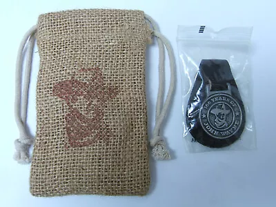 100 Years Of John Wayne Leather & Metal Keychain & Burlap Bag Promo Rare Item • $69.99