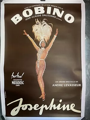 $275 • Buy Vintage Josephine Baker 'Bobino' Concert Poster, On Linen