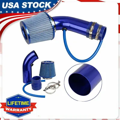 Car Set Cold Air Intake Filter Induction Pipe Power Flow Hose System Accessories • $35.99