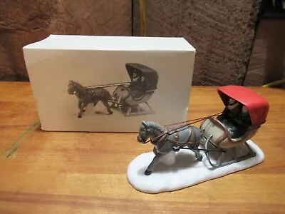 Department 56 Heritage Village Collection One Horse Open Sleigh #5982-0 • $9.99