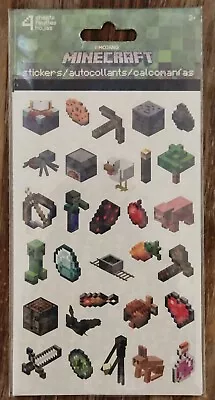 MINECRAFT Sandy Lion Stickers (4 Sheets) *NEW* • $4.99