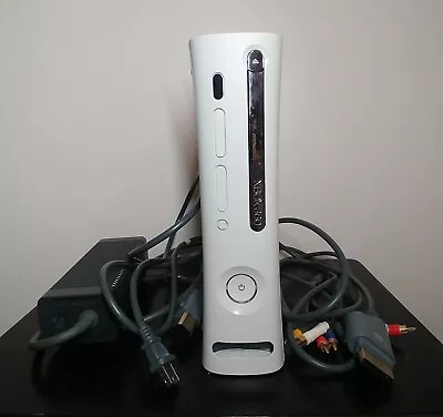 $29.99 • Buy Microsoft Xbox 360 Console, Cord, Power Brick - Works But Tray Sometimes Sticks