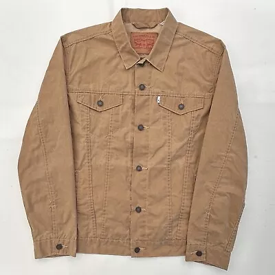 Levi’s Waxed Trucker Jacket Brown Size Men’s XL • $79.99