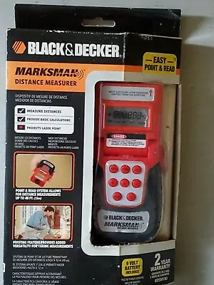 Black & Decker BDSM100 Marksman Point & Read Distance Measurer NOS A5 • $14.95