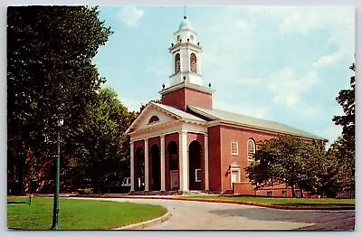 Wabash College Crawfordsville Indiana Grounds Chapel & Campus Landmark Postcard • $8.08