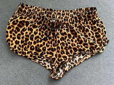 £3.50 • Buy DENIM CO Ladies Leopard Print Shorts Size 10