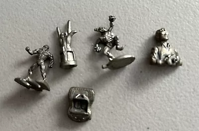 SPIDERMAN MONOPOLY COLLECTORS EDITION PEWTER TOKENS - Lot Of 5 ~ 2002 • $17