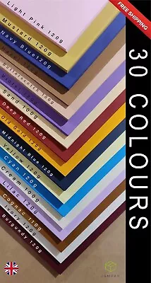 Coloured Paper 100/ 120gsm PREMIUM A4 A5 Arts&Crafts. Printable Mixed Colours • £4.93