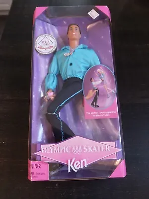 Vintage Mattel 1997 Barbie Ken Doll Olympic USA Skater #18502 • $14.99