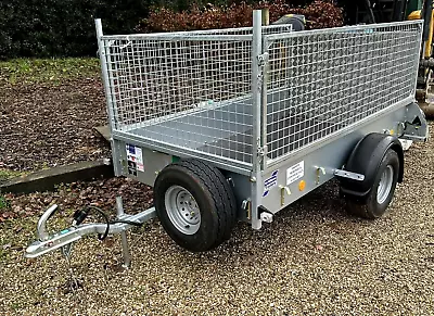 Brand New Ifor Williams P7E 7ft X 4ft Single Wheel Trailer Mesh Sides 750kg • £1895