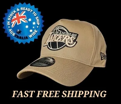 La Lakers Nba 9forty A Frame Beige & Black Snapback Cap Hat La Ny Nfl Mlb • $36.95