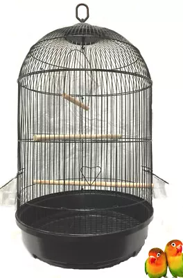 $54.82 • Buy 30  Round Dome Bird Flight Finches Canaries Budgies Aviaries LoveBirds Cage BK 
