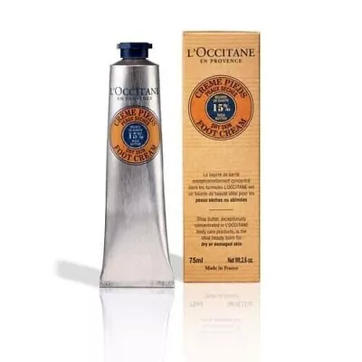 L'Occitane Foot Cream Shea 15% 75ml Dry Or Damaged Skin  - NEW • £9.95