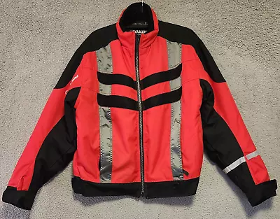 YAMAHA BY REIMA Snowmobile Jacket Mens Medium Red Insulated Lined Winter Sports • $54.40