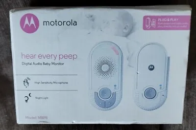 Motorola MBP8 Digital Audio Baby Monitor White. • £12.99