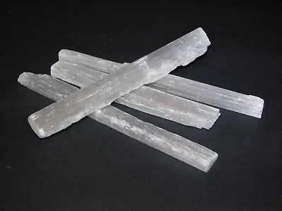 £2.99 • Buy Large Selenite Crystal Wands / Sticks - 10cm - Crystal Cleaning -  Protection