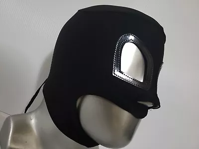 Black Wrestling Mask Luchador Costume Wrestler Lucha Libre Mexican Maske  • $39