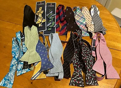 Lot Of 15 Bow Ties- Mostly Saddlebred Mostly 20 Neck Size Pre Owned Variety • $77