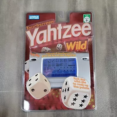 Yahtzee Wild Touchscreen Handheld Game Parker Brothers NEW SEALED Electronic • $39.95