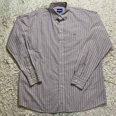 Resistol Shirt Mens 2XL Striped Cotton Western Rodeo Long Sleeve Button Up XXL • $12.95