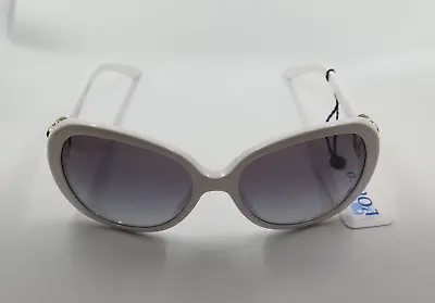 BVLGARI  - Womens Sunglasses -  BV8077 740/11 - White - Grey Graduated Lens • $354