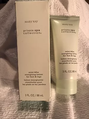 Mary Kay Private Spa Mint Bliss Energizing Lotion For Feet And Legs • $9