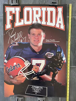 GREAT Vintage Florida Gators Danny Wuerffel Heisman Trophy Winner Poster Rare UF • $16.99