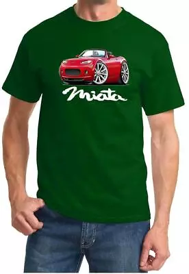 2005-08 Mazda Miata Sports Car Full Color Tshirt NEW FREE SHIP • $20