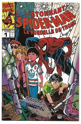 L'Etonnant Spider-man: La Rondelle De Troie  Oilers CPV  1990  NM • $7.28