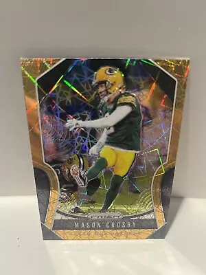 2019 Panini Prizm Lazer Prizm Mason Crosby #122 • $1.50