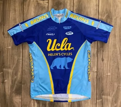 Vintage Voler Men's UCLA Bruins Cycling Club Team Cannondale Mavic Jersey Blue • $19.99