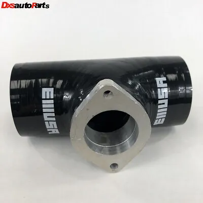 2.5  Reinforce Silicone Adapter RS Style Pipe+Turbo BOV Black • $26.99