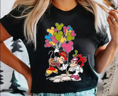 Retro Mickey And Minnie Mouse Bert Mary Poppins US Shirt T-SHIRT • $1.99