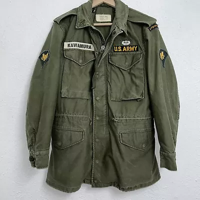 Vintage US Army M-1951 OG 107 Field Jacket 1965 Cold Weather M51 60s Small • $248.88