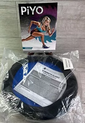 New Sealed Set Of 2 Beachbody Strength Slides Slide Bootie Covers AND DVD Piyo • $28.99