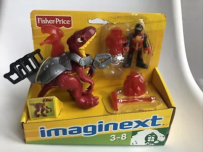 Fisher Price Imaginext Red Velociraptor Raptor Dinosaur Mattel 2011 • £10.99