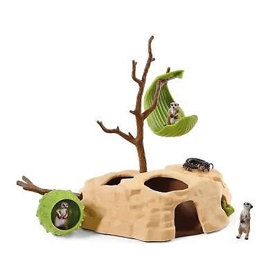 Schleich Meerkat Hangout National Geographic Wild Life Toy Playset • £14.99