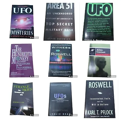 Paranormal UFOs Strange Aliens Phenomena Books!! ~ You Pick Titles • $2.99